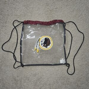 Washington Redskins, Clear Tote Bag, Stadium Approved